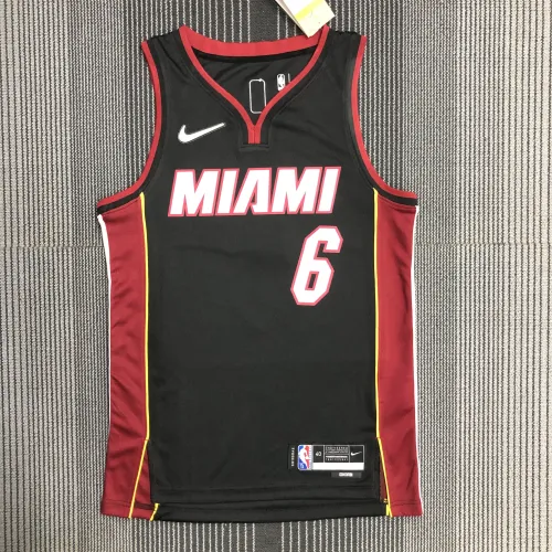 Miami Heat 75e Verjaardag LeBron James #6 Herenshirt