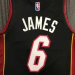 Miami Heat 75th Anniversary LeBron James #6 Men’s Jersey