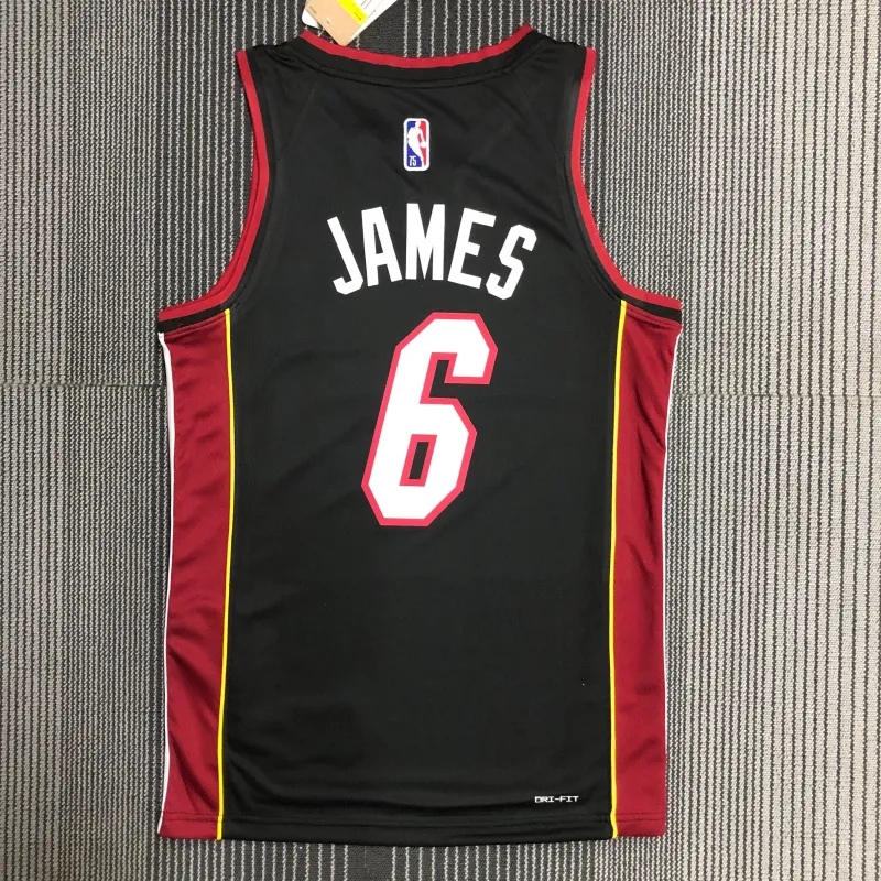 Miami Heat 75th Anniversary LeBron James #6 Men’s Jersey