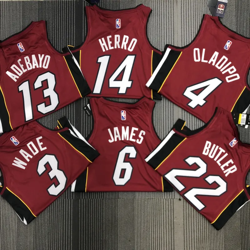 Miami Heat 75th Anniversary Jordan Edition Jimmy Butler #22 Men’s Jersey