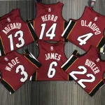 Miami Heat 75th Anniversary Jordan Edition Jimmy Butler #22 Men’s Jersey