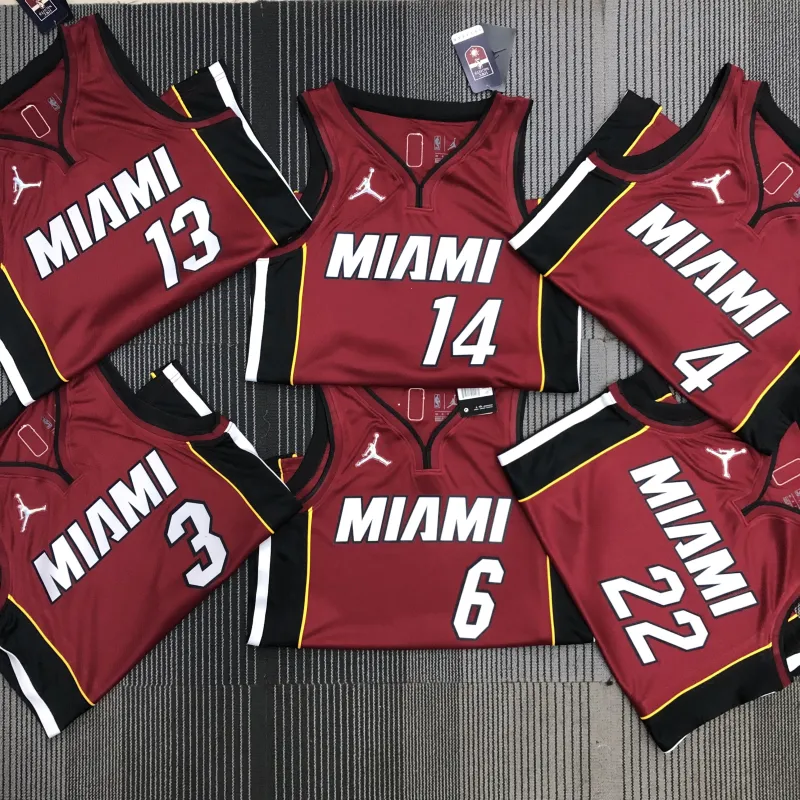 Miami Heat 75th Anniversary Jordan Edition Jimmy Butler #22 Men’s Jersey