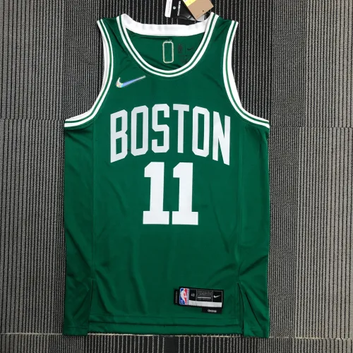 Boston Celtics 75e verjaardag Kyrie Irving #11 Groen Heren Jersey