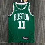 Camiseta Boston Celtics 75th Anniversary Kyrie Irving #11 Verde Hombre Camiseta de hombre verde «Kyrie Irving #11» del 75.º aniversario de los Boston Celtics
