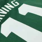 Camiseta de hombre verde «Kyrie Irving #11» del 75.º aniversario de los Boston Celtics