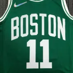 Camiseta de hombre verde «Kyrie Irving #11» del 75.º aniversario de los Boston Celtics