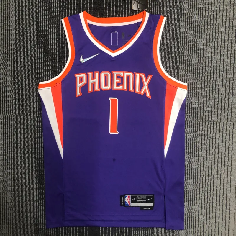 Phoenix Suns 75th Anniversary Purple Devin Booker #1 Men’s Jersey