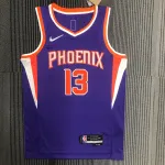 Camisola Phoenix Suns 75th Anniversary Purple Steve Nash #13 para homem Phoenix Suns 75th Anniversary Purple Steve Nash #13 Men’s Jersey