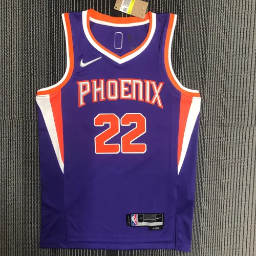 Phoenix Suns 75th Anniversary Purple Deandre Ayton #22 Herenshirt