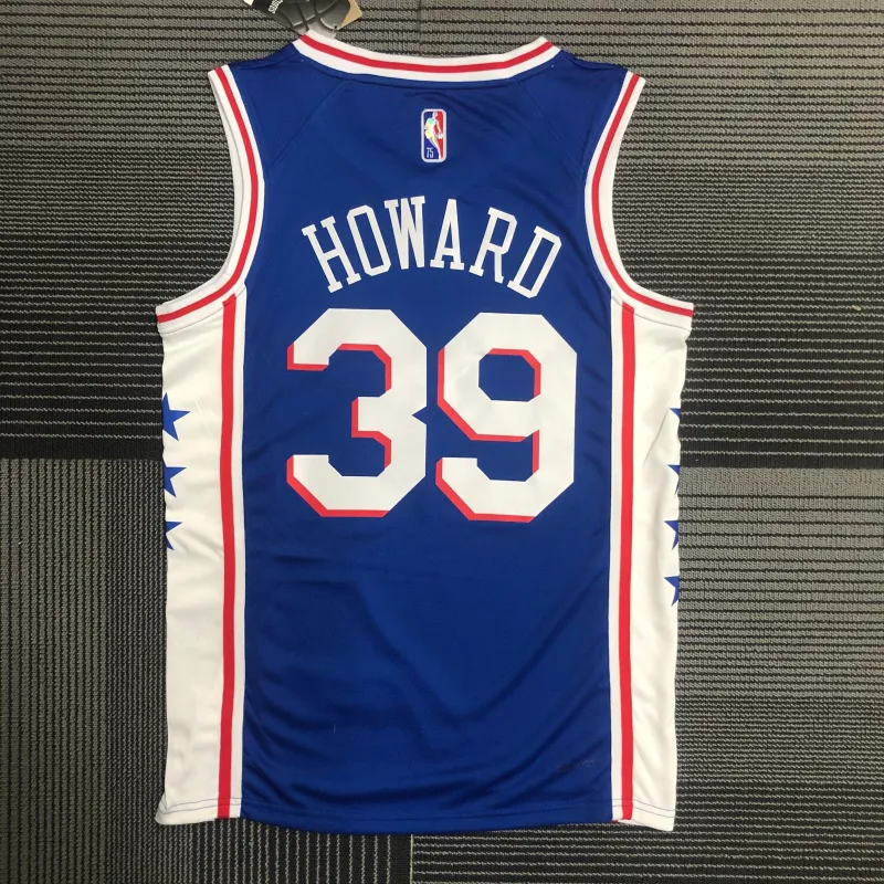 Philadelphia 76ers 75th Anniversary Blue #39 Men’s Jersey