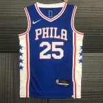 Philadelphia 76ers 75th Anniversary Blue #25 Men's Jersey Philadelphia 76ers 75th Anniversary Blue #25 Men’s Jersey