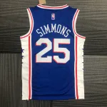 Philadelphia 76ers 75th Anniversary Blue #25 Men’s Jersey