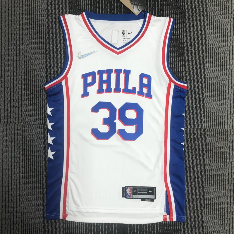 Philadelphia 76ers 75th Anniversary White #39 Men’s Jersey