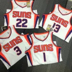Phoenix Suns 75th Anniversary White Devin Booker #1 Heren Jersey