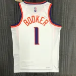 Phoenix Suns 75th Anniversary White Devin Booker #1 Heren Jersey