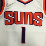 Phoenix Suns 75th Anniversary White Devin Booker #1 Heren Jersey