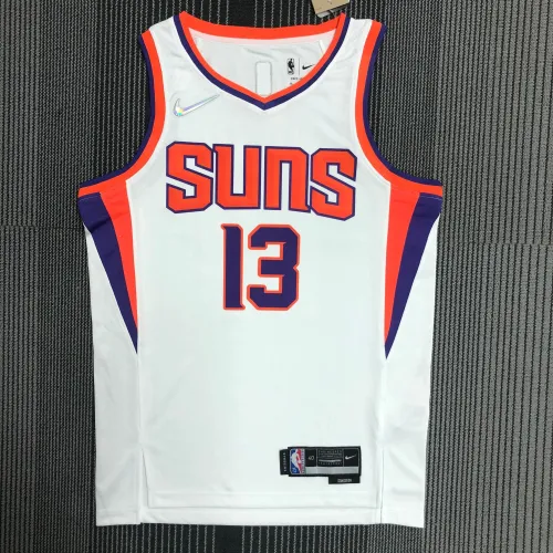 Phoenix Suns 75th Anniversary branco Steve Nash #13 Camisola para homem