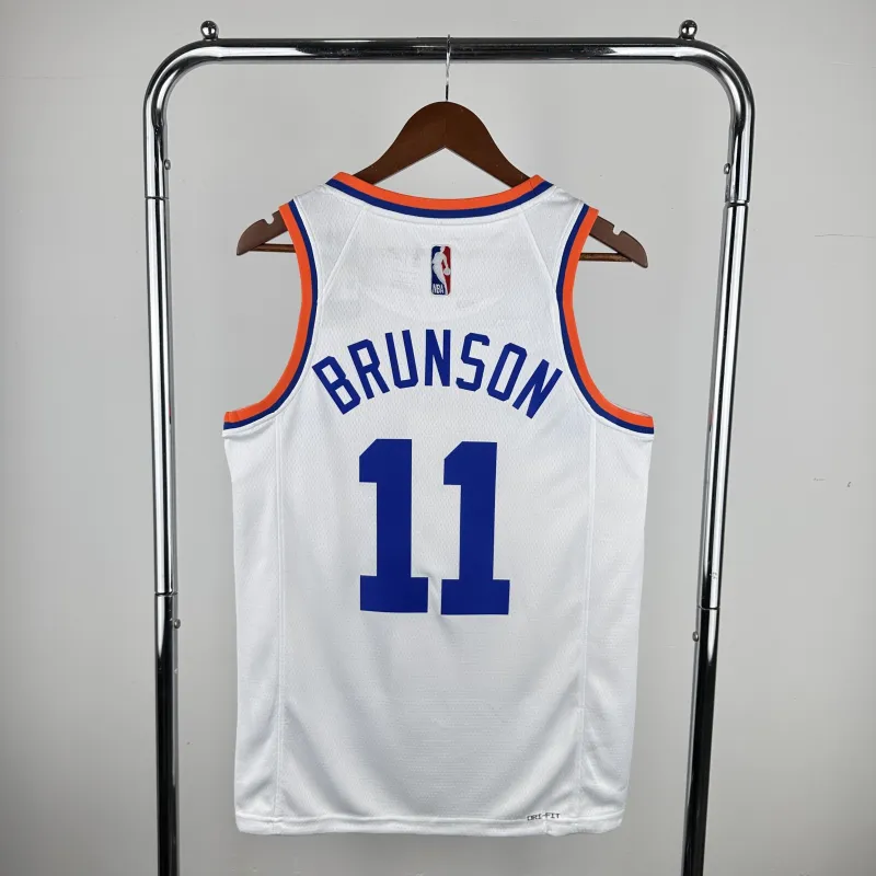 New York Knicks Retro Jalen Brunson #11 Jersey | NBA Swingman Jersey