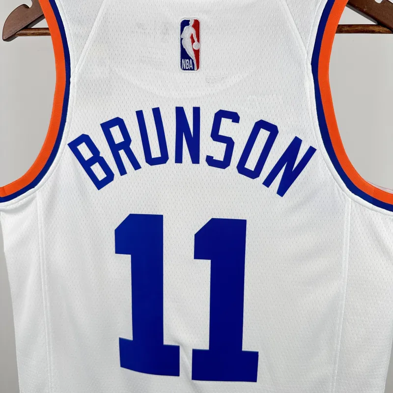 New York Knicks Retro Jalen Brunson #11 Jersey | NBA Swingman Jersey
