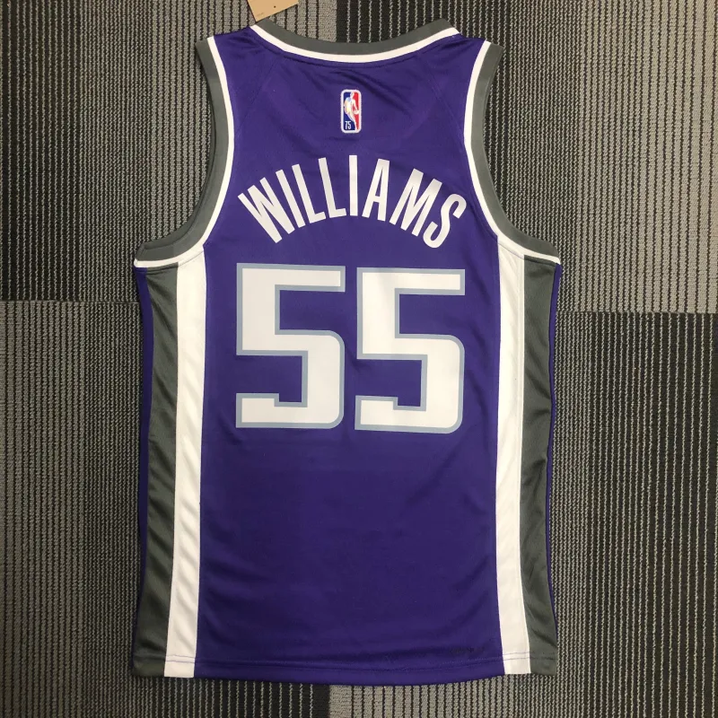 75th Anniversary Sacramento Kings Purple Jason Williams #55 Men’s Jersey