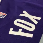 Jersey de hombre del 75º aniversario de los Sacramento Kings Purple De'Aaron Fox #5