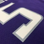 Jersey de hombre del 75º aniversario de los Sacramento Kings Purple De'Aaron Fox #5