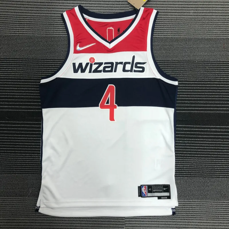 75th Anniversary Washington Wizards White Russell Westbrook #4 Men's Jersey