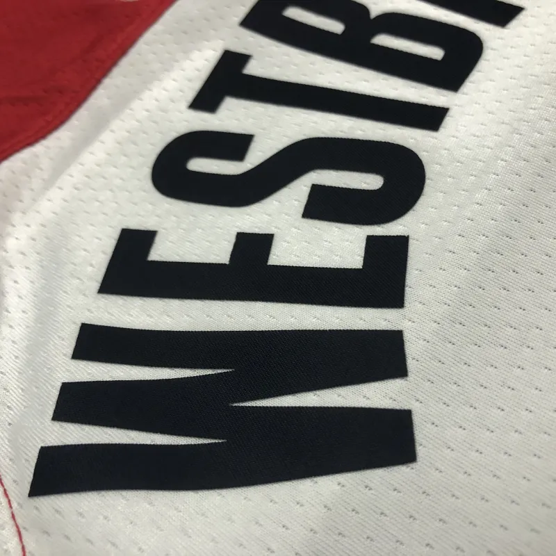 75th Anniversary Washington Wizards White Russell Westbrook #4 Men's Jersey