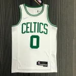 Camiseta Boston Celtics 75th Anniversary Jayson Tatum #0 Blanca, Hombre Miseta de hombre 75th Anniversary Jayson Tatum #0 White de los Boston Celtics