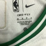 Miseta de hombre 75th Anniversary Jayson Tatum #0 White de los Boston Celtics