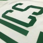 Miseta de hombre 75th Anniversary Jayson Tatum #0 White de los Boston Celtics