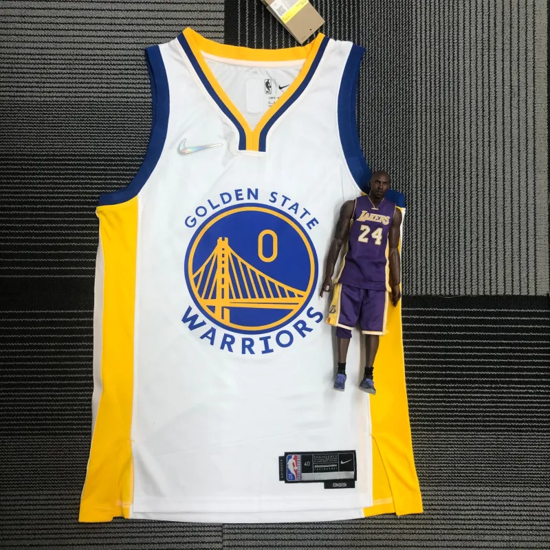 Golden State Warriors 75th Anniversary White #0 Men’s Jersey