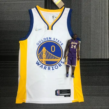Golden State Warriors 75. Jahrestag Weiß #0 Männer Trikot
