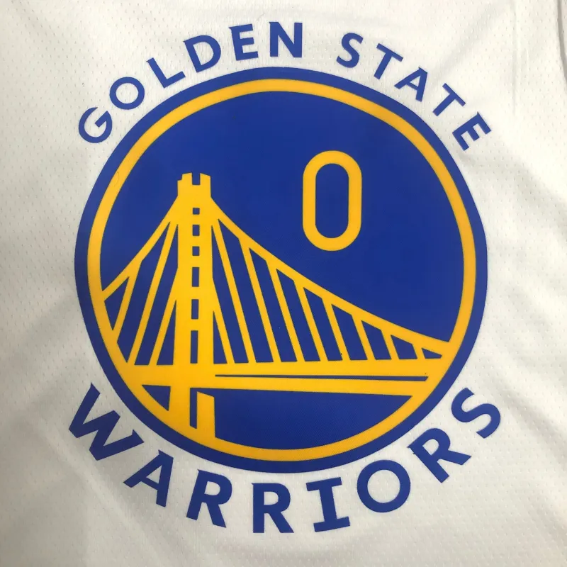 Golden State Warriors 75th Anniversary White #0 Men’s Jersey