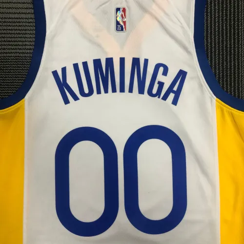 Golden State Warriors 75. Jahrestag weiß Jonathan Kuminga #00 Herren Trikot