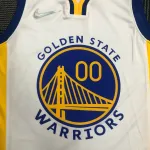 Jersey dos Golden State Warriors 75º aniversário branco Jonathan Kuminga #00 para homem