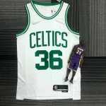 Boston Celtics 75e verjaardag Marcus Smart #36 Witte herenshirt Boston Celtics 75th Anniversary Marcus Smart #36 White Men’s Jersey