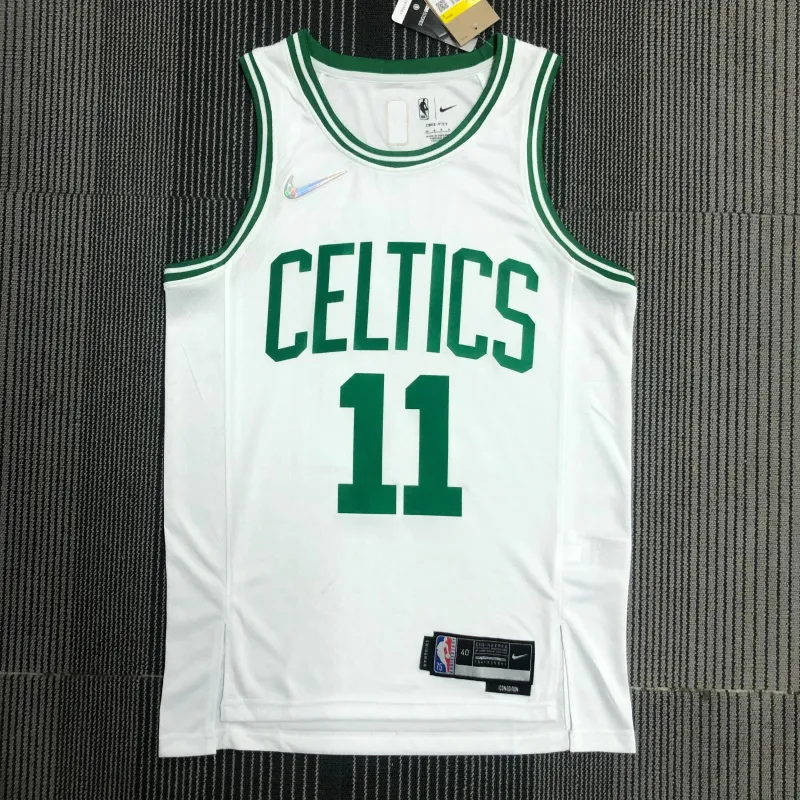 Boston Celtics 75th Anniversary Kyrie Irving #11 White Men’s Jersey