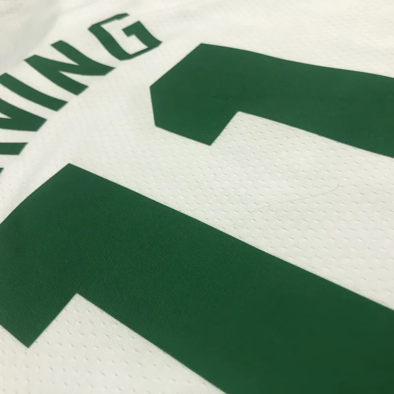 Boston Celtics 75th Anniversary Kyrie Irving #11 White Men’s Jersey