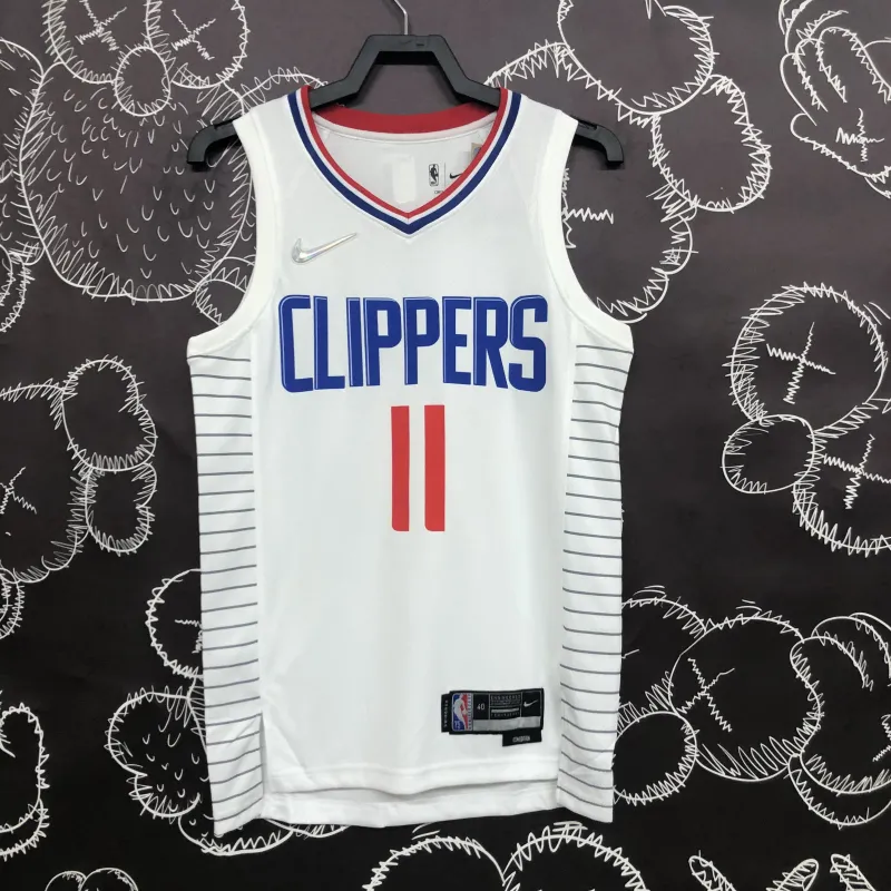 LA Clippers 75th Anniversary White #11 Men’s Jersey