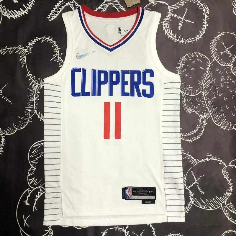 LA Clippers 75th Anniversary White #11 Men’s Jersey