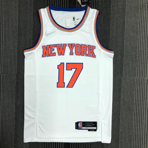 Maillot blanc des New York Knicks Jeremy Lin #17 | Maillot Swingman NBA