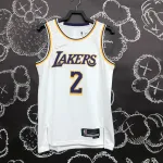 Los Angeles Lakers 75th Anniversary Kyrie Irving #2 Camiseta blanca de hombre Los Angeles Lakers 75th Anniversary Kyrie Irving #2 White Men’s Jersey