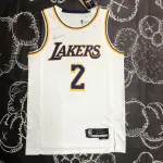Los Angeles Lakers 75th Anniversary Kyrie Irving #2 White Men’s Jersey