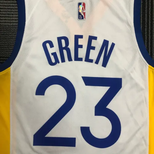 Golden State Warriors 75. Jahrestag weiß Draymond Green #23 Männer Trikot