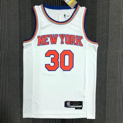 New York Knicks White Julius Randle #30 Jersey | NBA Swingman Jersey