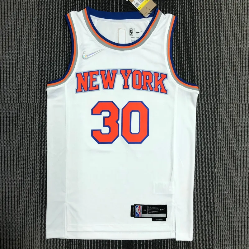 New York Knicks White Julius Randle #30 Jersey | NBA Swingman Jersey