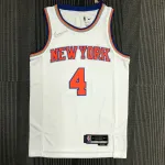 New York Knicks White Derrick Rose #4 Jersey | NBA Swingman Jersey