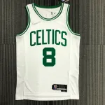 Boston Celtics 75th Anniversary Kemba Walker #8 White Men’s Jersey