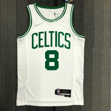 Boston Celtics 75th Anniversary Kemba Walker #8 White Men's Jersey
